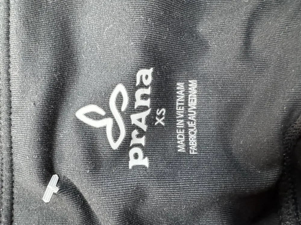 PrAna Leggings Womens XS Black High Rise Pocket Ankle Hiking Outdoor Pants
